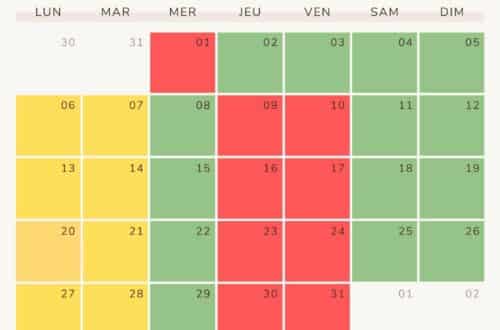 calendrier de janvier 2025